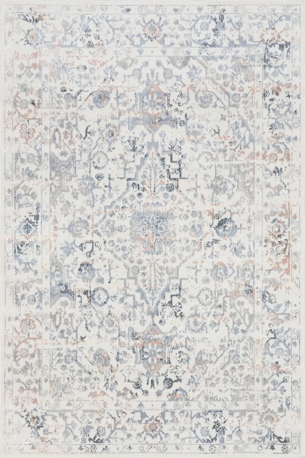 Charlisa Washable Faded Snowflake Rug - From Where Finds - 
