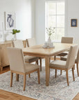 Charlisa Washable Faded Snowflake Rug - From Where Finds - 