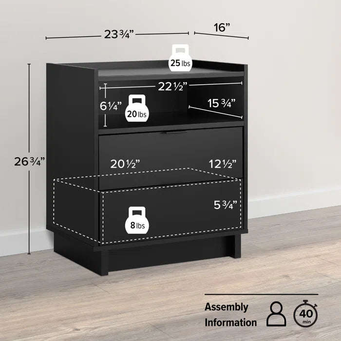 Chaunta Nightstand - From Where - 