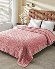 Checkered Hearts Throw Blanket - From Where - 
