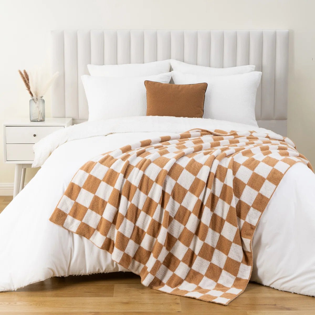 Checkered Throw Blanket - From Where - 