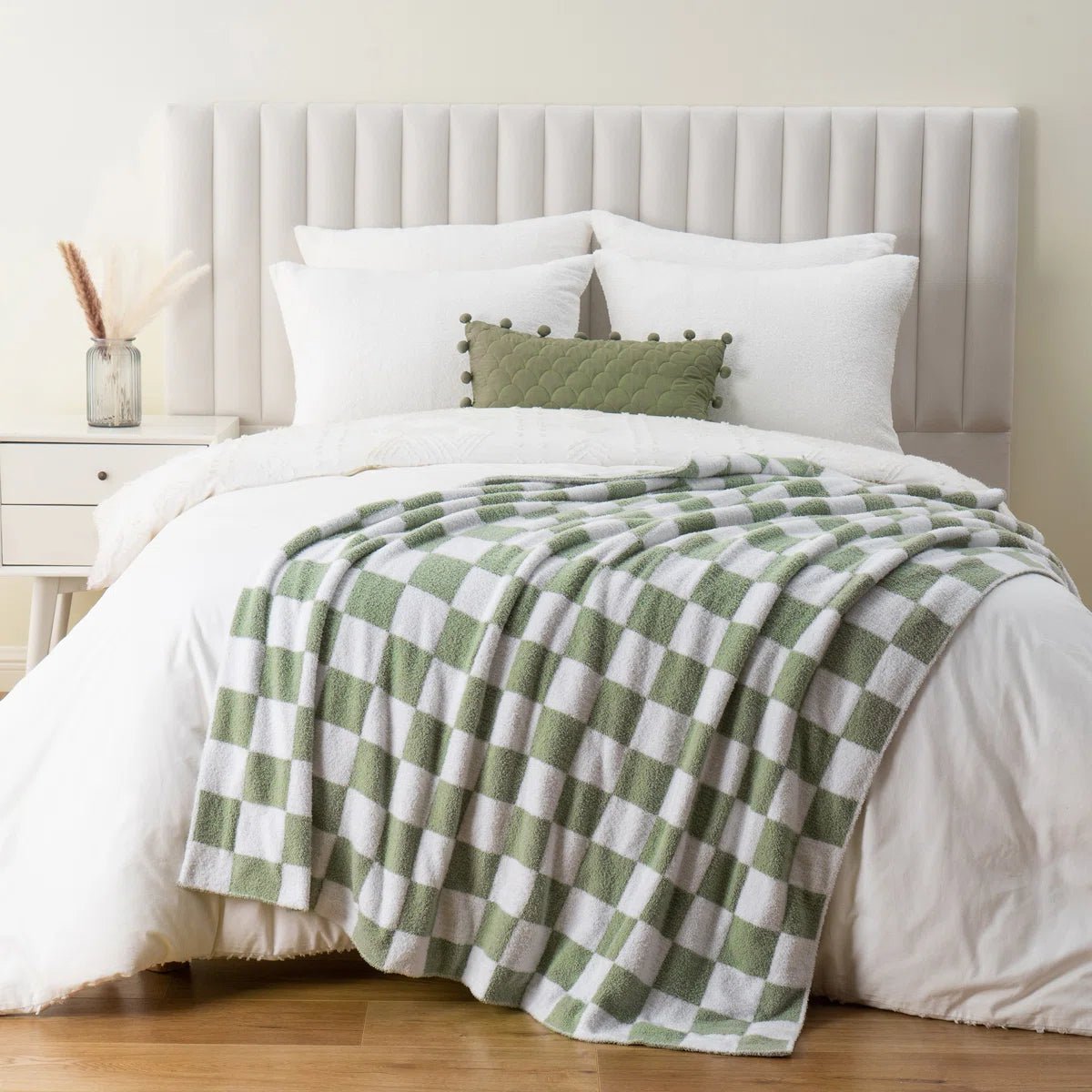Checkered Throw Blanket - From Where - 