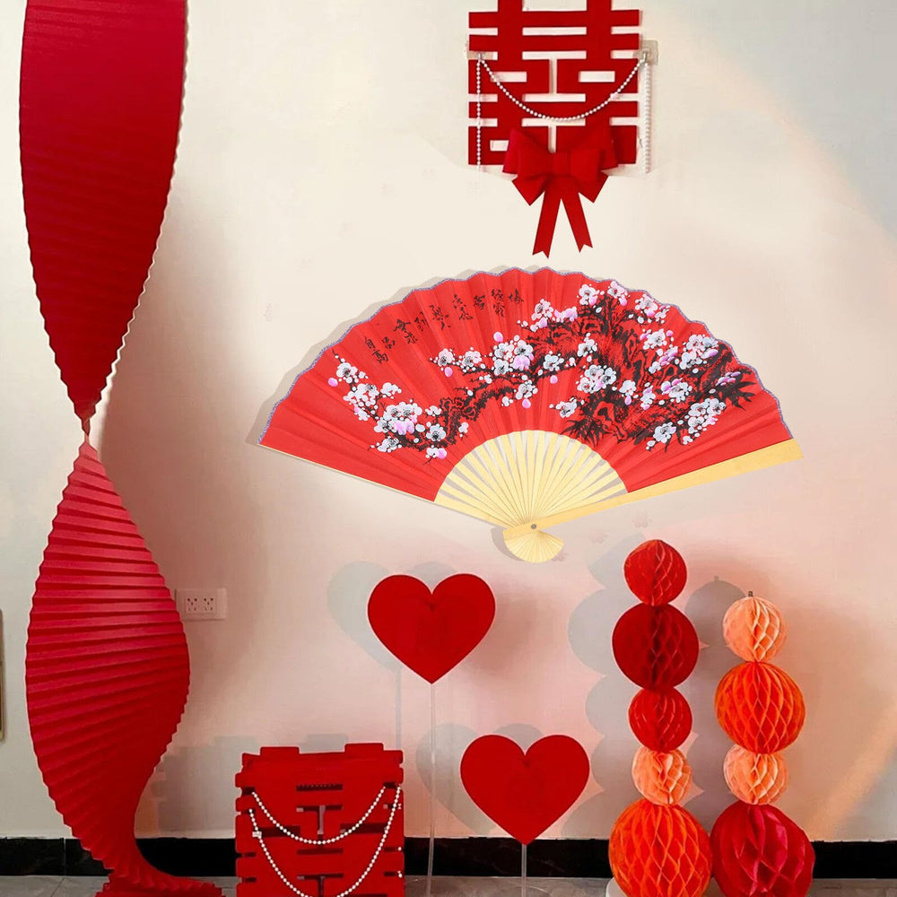 Cherry Blossom Flowers Giant Fan Wall Decor - From Where - 