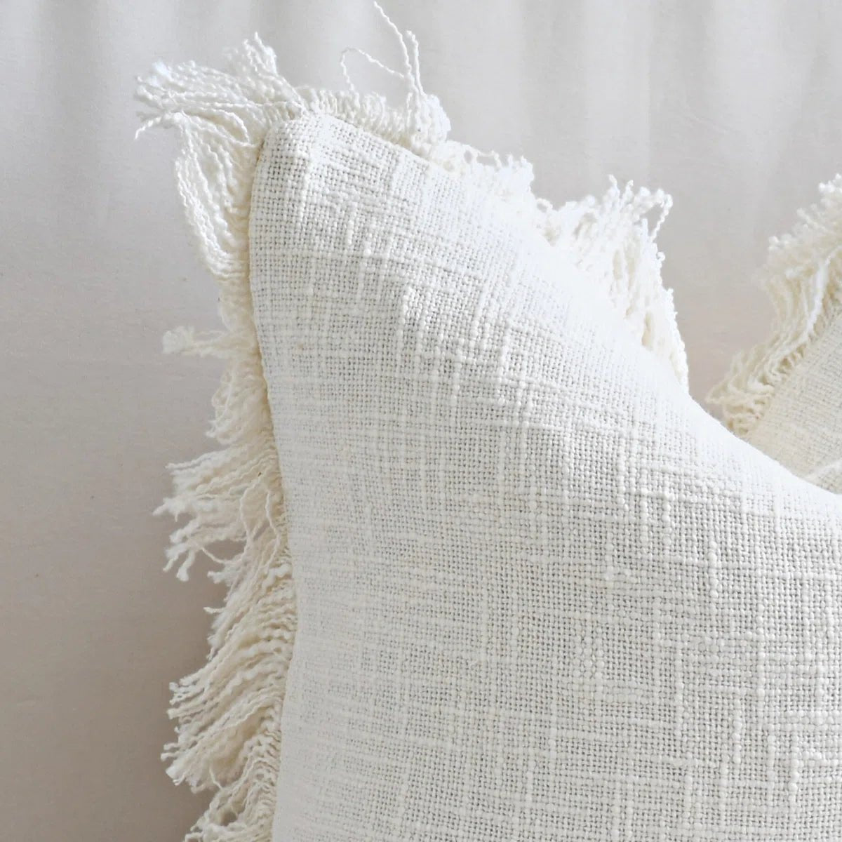 Chic Fringed Pillow Cover (Set of 2) - From Where - 