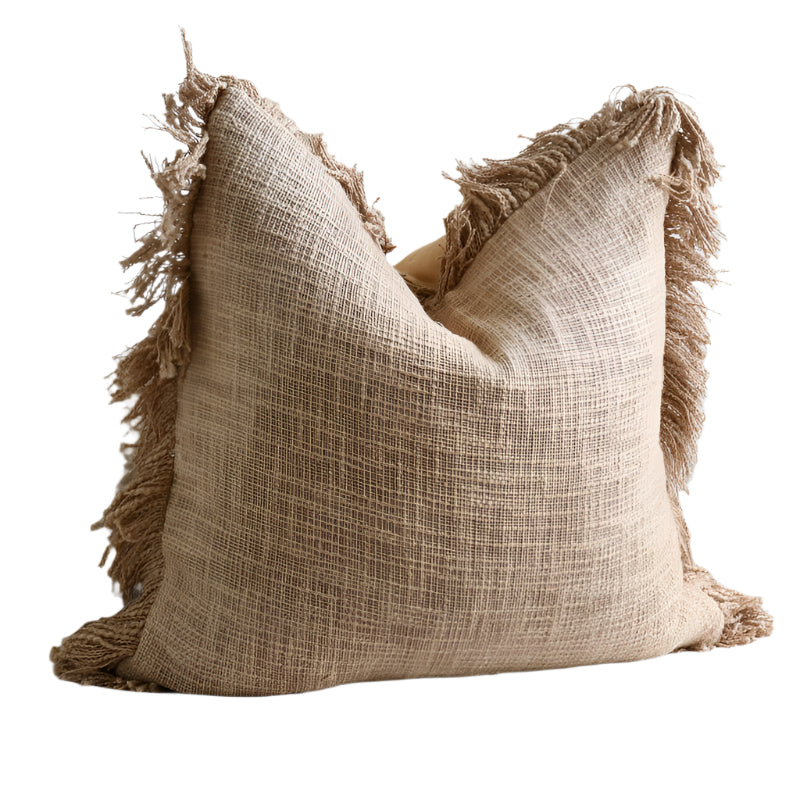 Chic Fringed Pillow Cover (Set of 2) - From Where - 