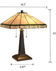 Chloe Multi - Colored Table Lamp - From Where - 