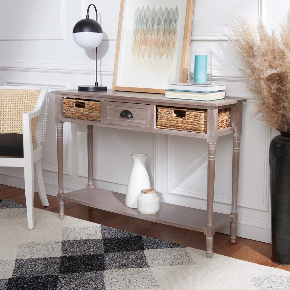 Christa Console Table With Storage - From Where Finds - 