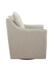 Christian Upholstered Swivel Armchair - From Where - 