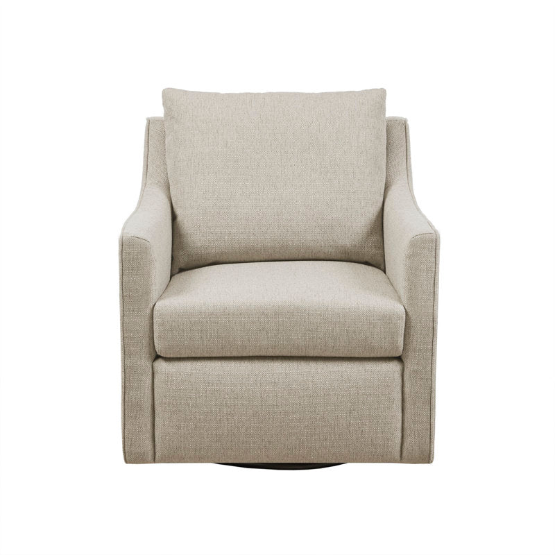 Christian Upholstered Swivel Armchair - From Where - 