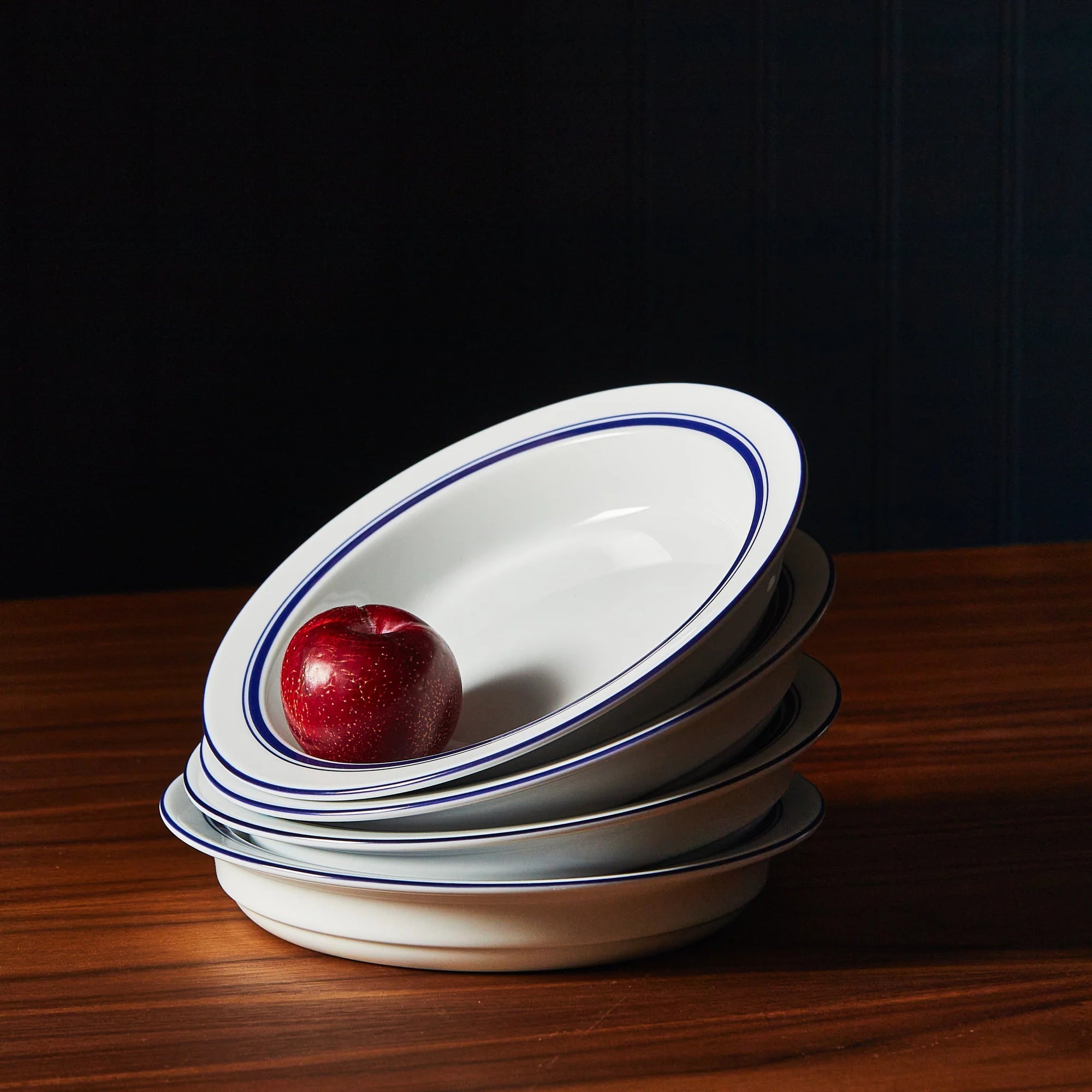 Christianshavn Blue 16 - Piece Porcelain Set - From Where - 
