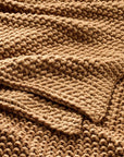 Chunky Knit Bed Blanket - From Where - 