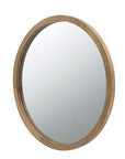 Circle Wall Mirror with Wooden Frame - From Where - 