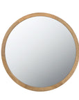 Circle Wall Mirror with Wooden Frame - From Where - 