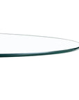 Circular Modern Glass Table - From Where - 