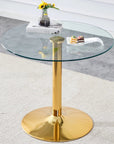 Circular Modern Glass Table - From Where - 