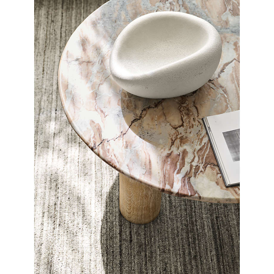 Cirro White Ceramic Centerpiece Bowl 16" - From Where - 