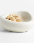 Cirro White Ceramic Centerpiece Bowl 16" - From Where - 