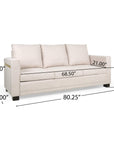 Clarkdale Upholstered 3 Seater Sofa - From Where - 