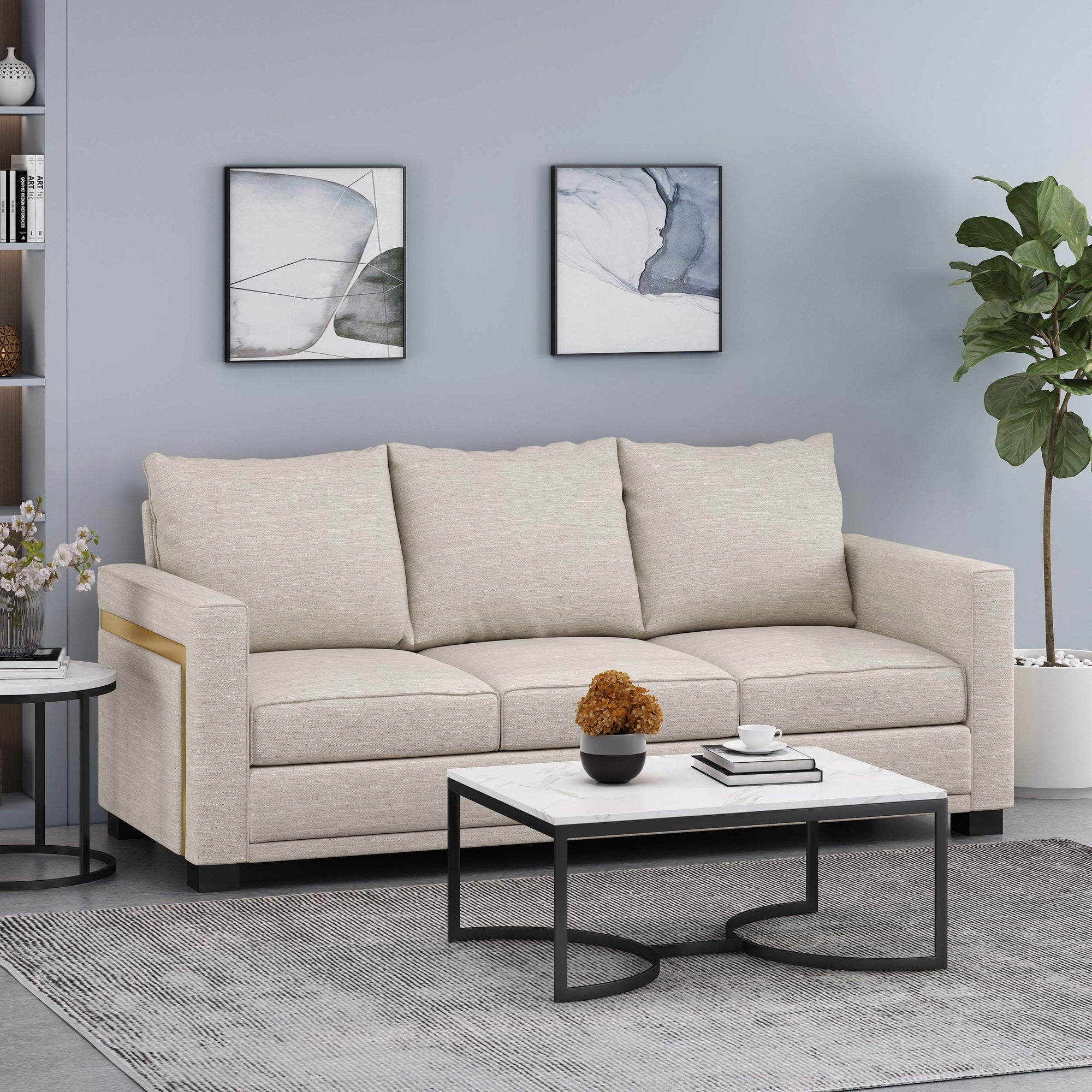 Clarkdale Upholstered 3 Seater Sofa - From Where - 
