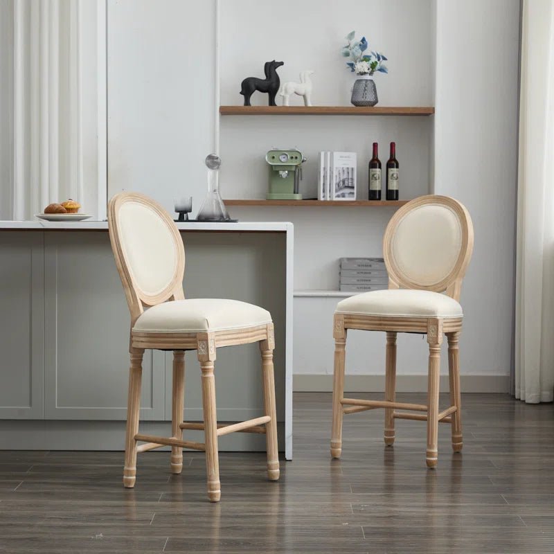 Classic French Country Barstools (Set of 2) - From Where - 
