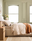 Classic Organic Percale Gingham Duvet Cover Set - From Where Finds - 