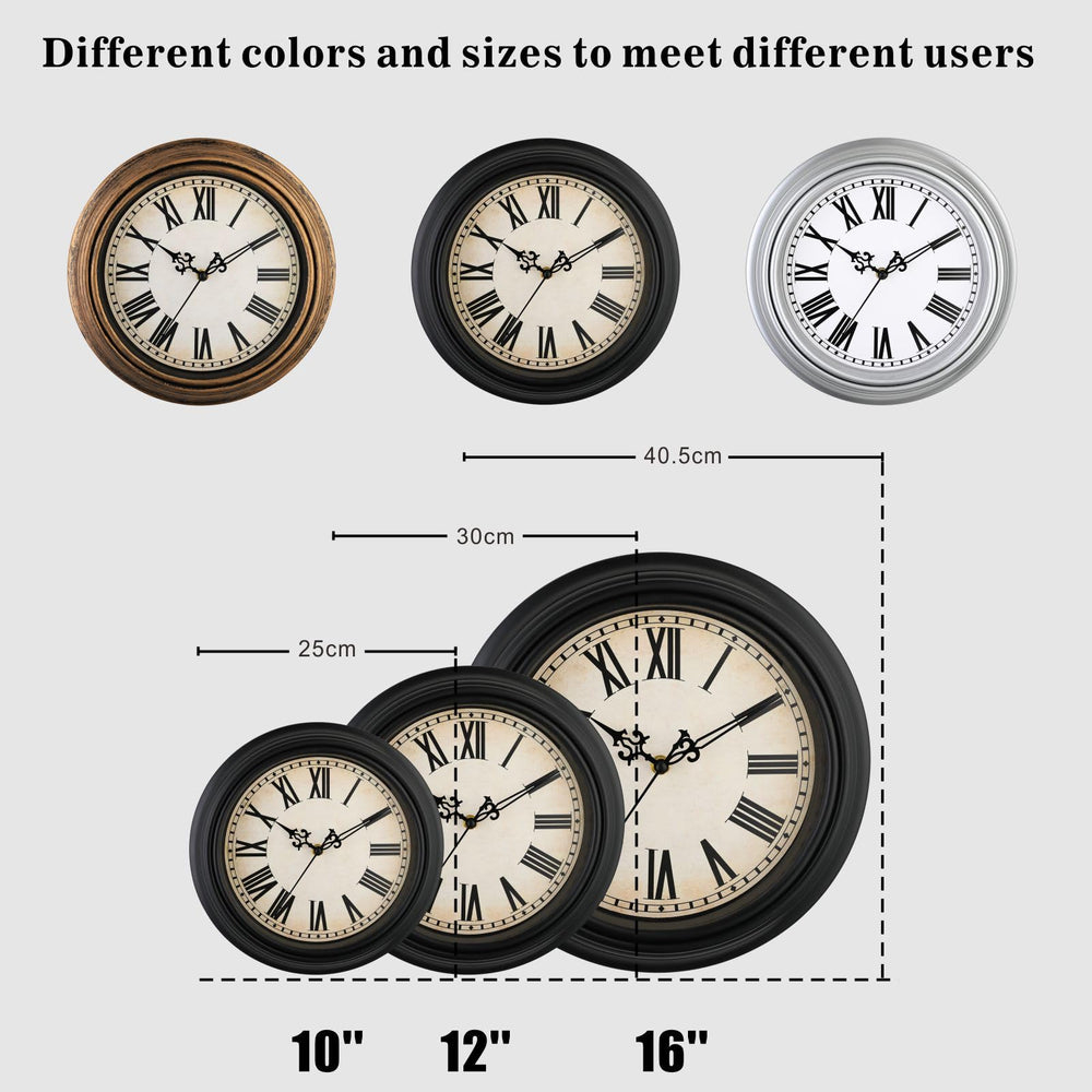 Classic Vintage Wall Clock - From Where - 