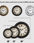Classic Vintage Wall Clock - From Where - 