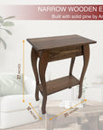 Classics Wooden End Table - From Where - 