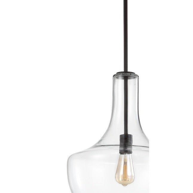 Clear Clear Glass Pendant Light - From Where - 