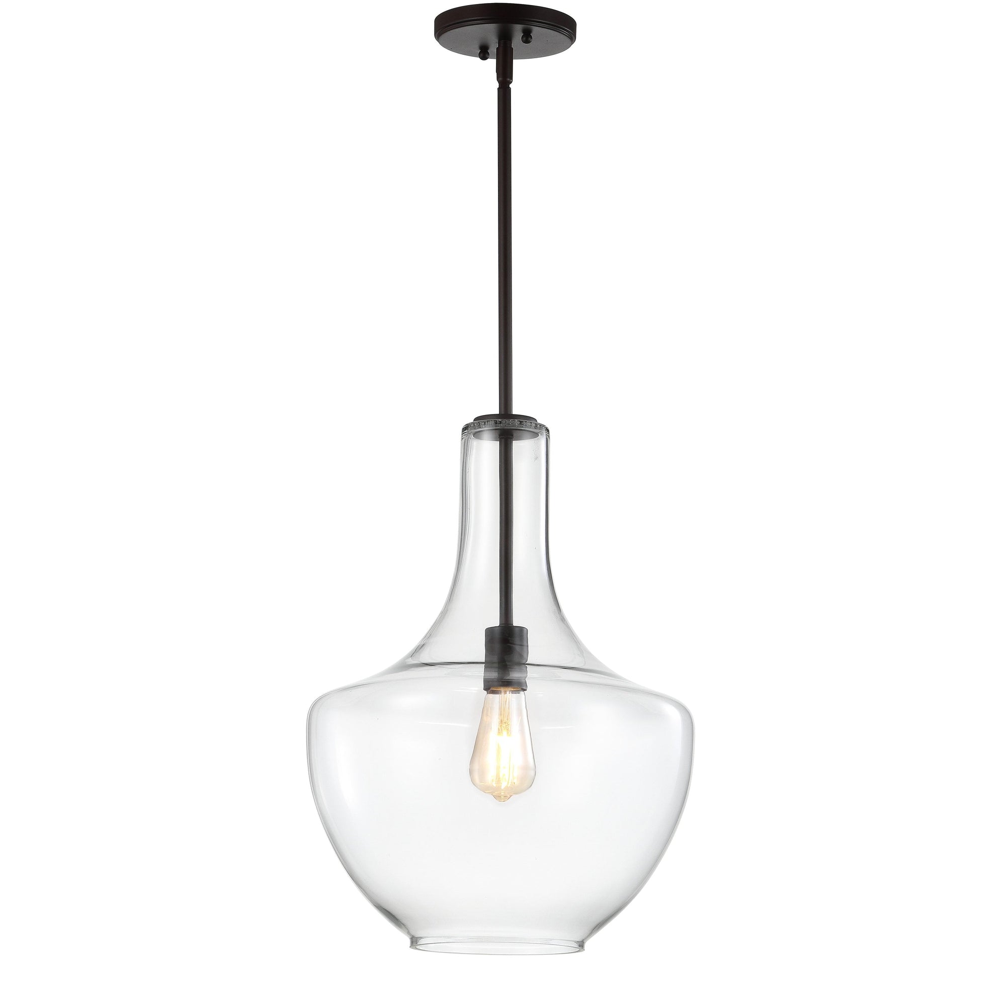 Clear Clear Glass Pendant Light - From Where - 