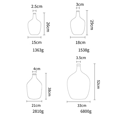 Clear Glass Vase - From Where - 