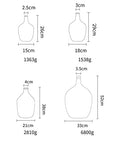 Clear Glass Vase - From Where - 
