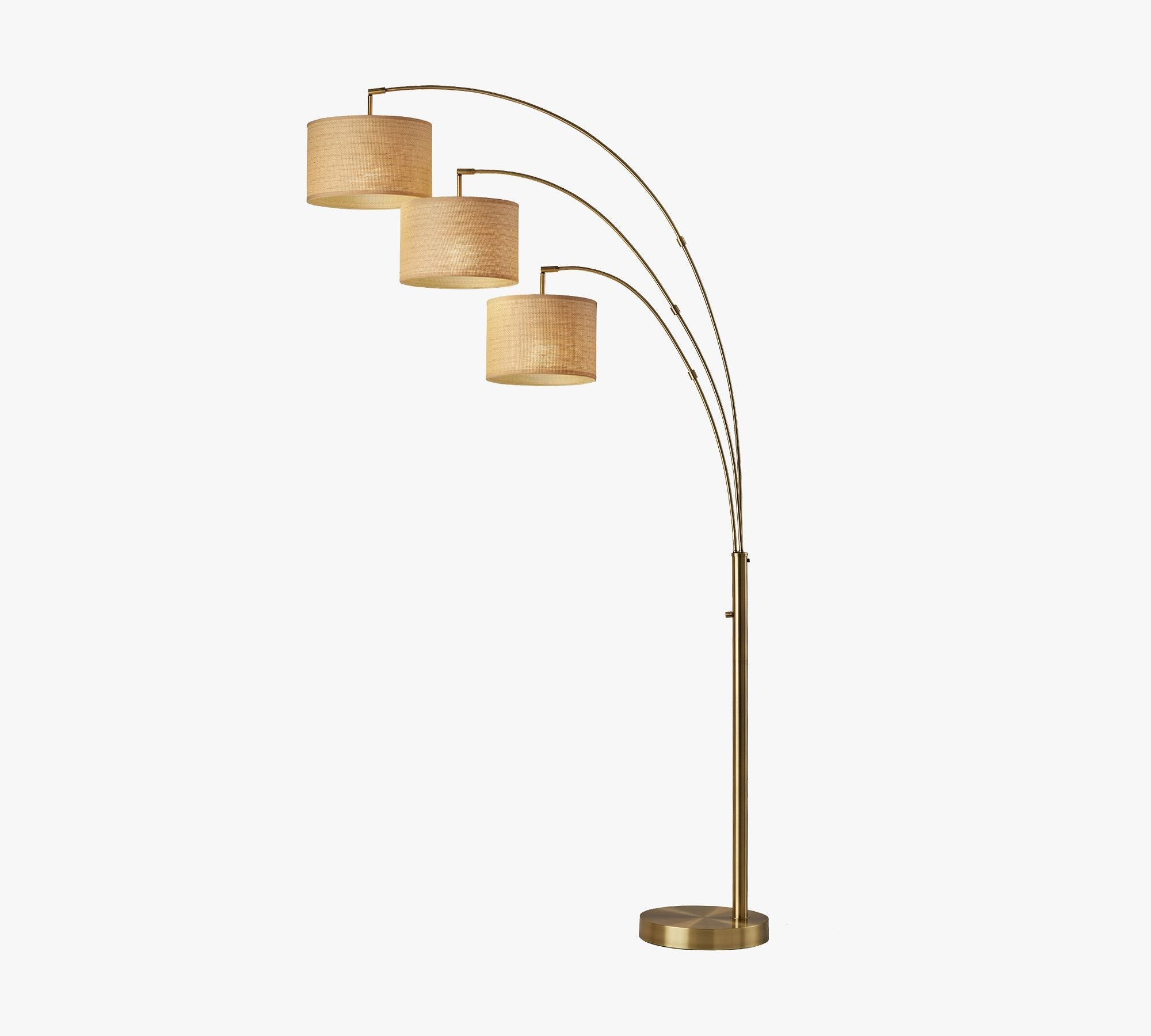 Cleo 3 - Arm Metal Arc Lamp (85") - From Where - 