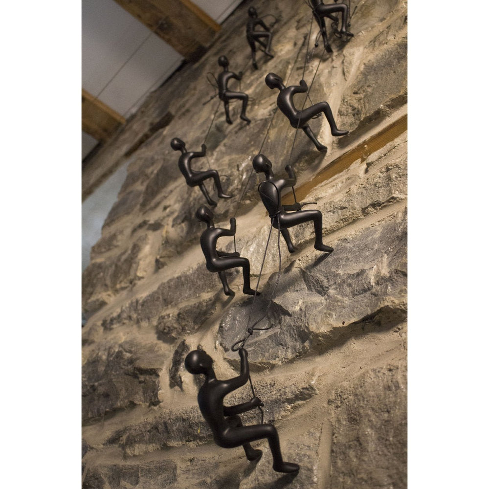 Climbing Man Wall - Art Sculpture (Set of 5) - From Where - 
