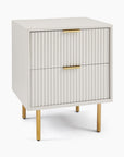 Closed 2 - Drawer Nightstand Set of 2 - From Where - 