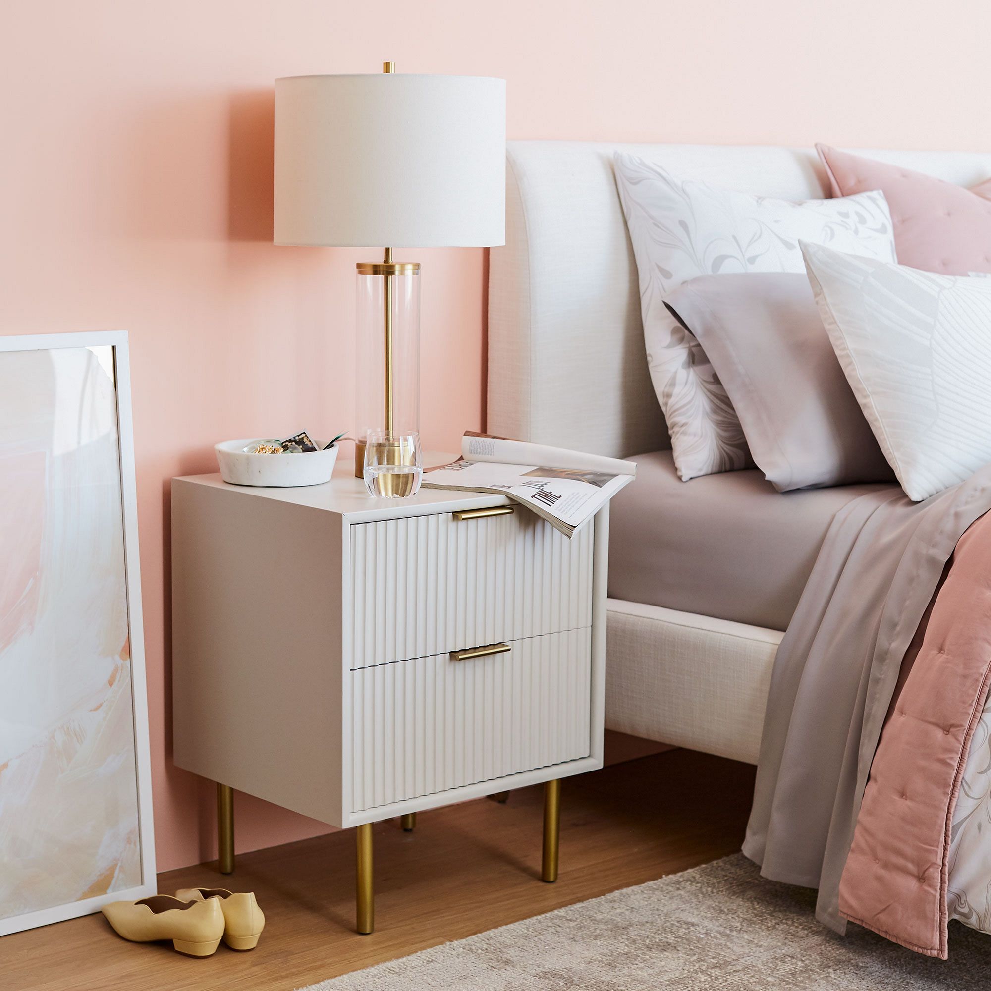 Closed 2 - Drawer Nightstand Set of 2 - From Where - 