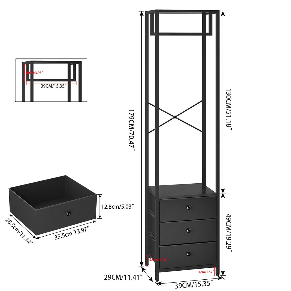 Clothes Rack with Drawers - From Where - 