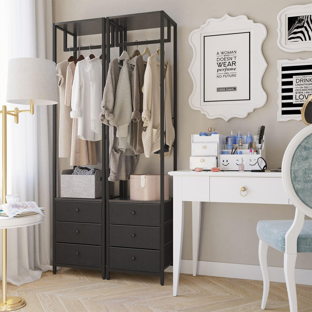 Clothes Rack with Drawers - From Where - 