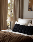 Cloud Linen Puff Lumbar Pillow Cover - From Where - 