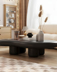 Cloud - Shaped Wood Coffee Table - From Where - 