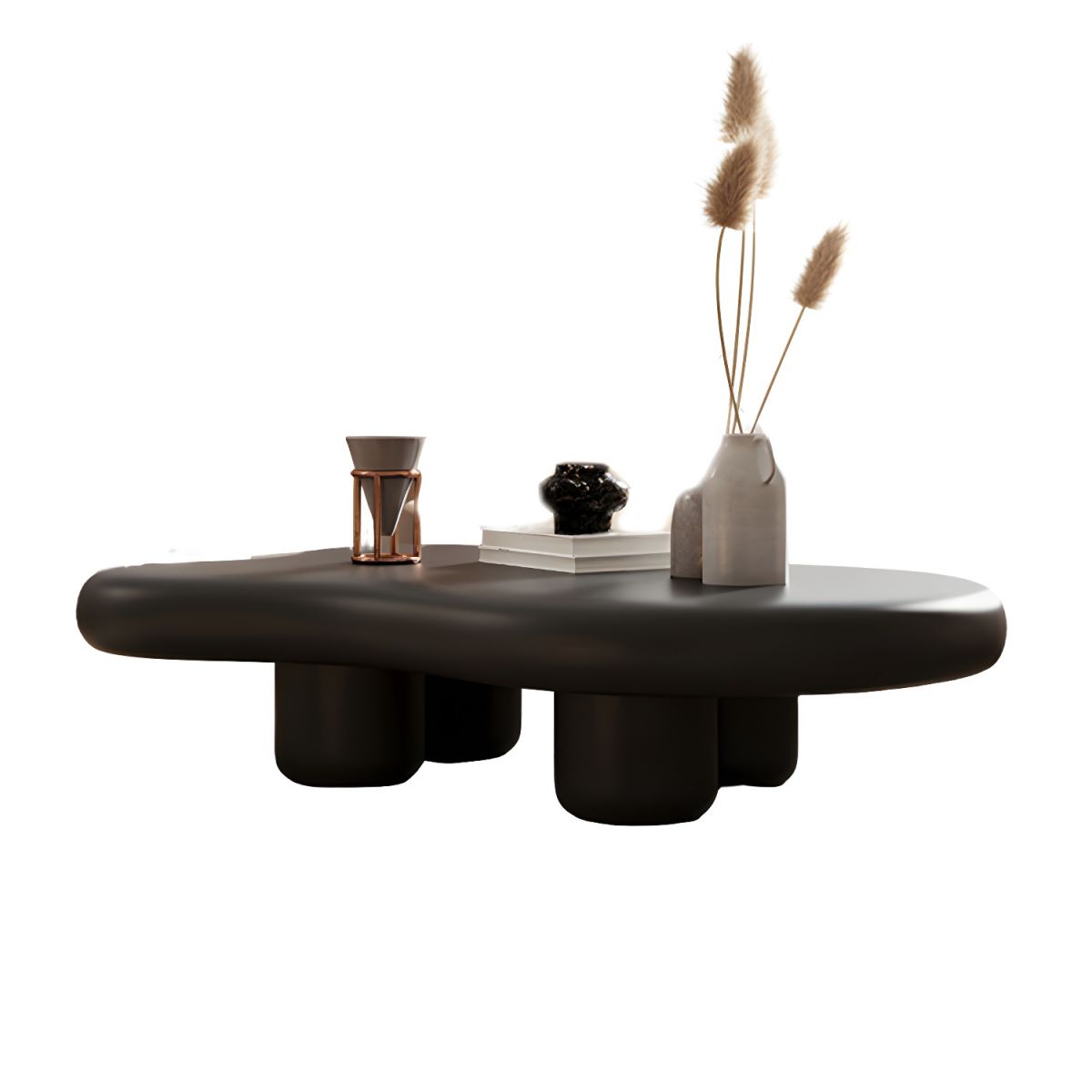 Cloud - Shaped Wood Coffee Table - From Where - 