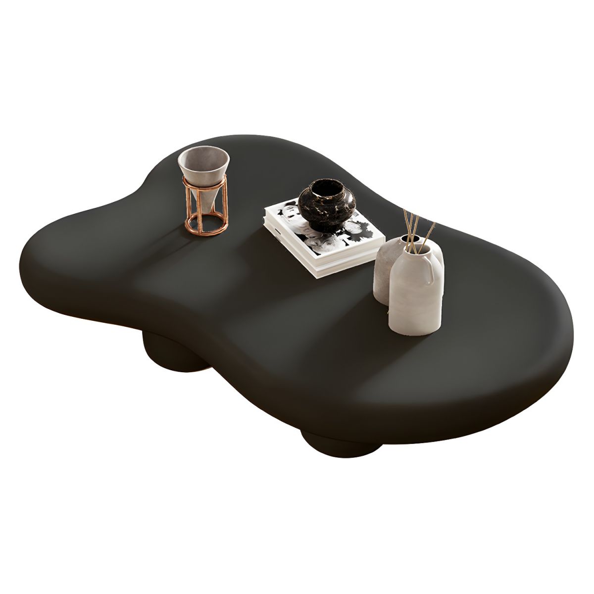 Cloud - Shaped Wood Coffee Table - From Where - 
