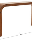Liasonya Curved Console Table