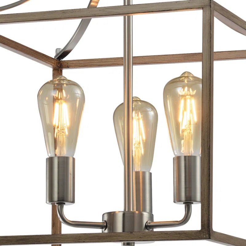 Coan 3 - Light Wood Sand Nickel Pendant - From Where - 