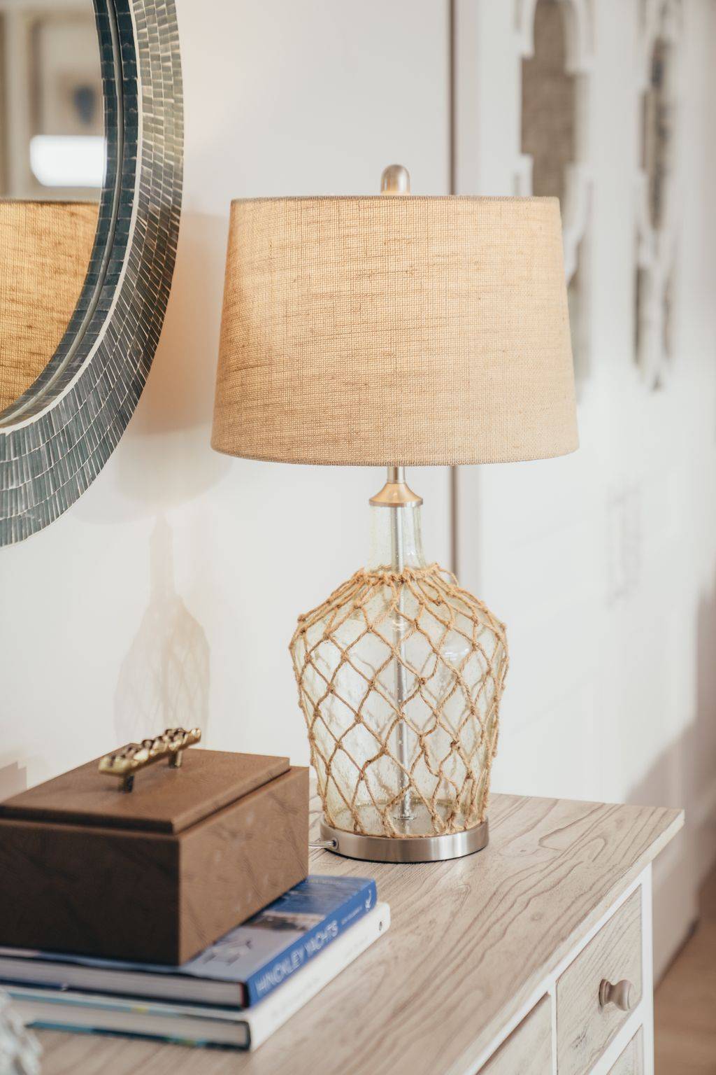 Coastal Cast Net Lamps (Set of 2) - From Where - 