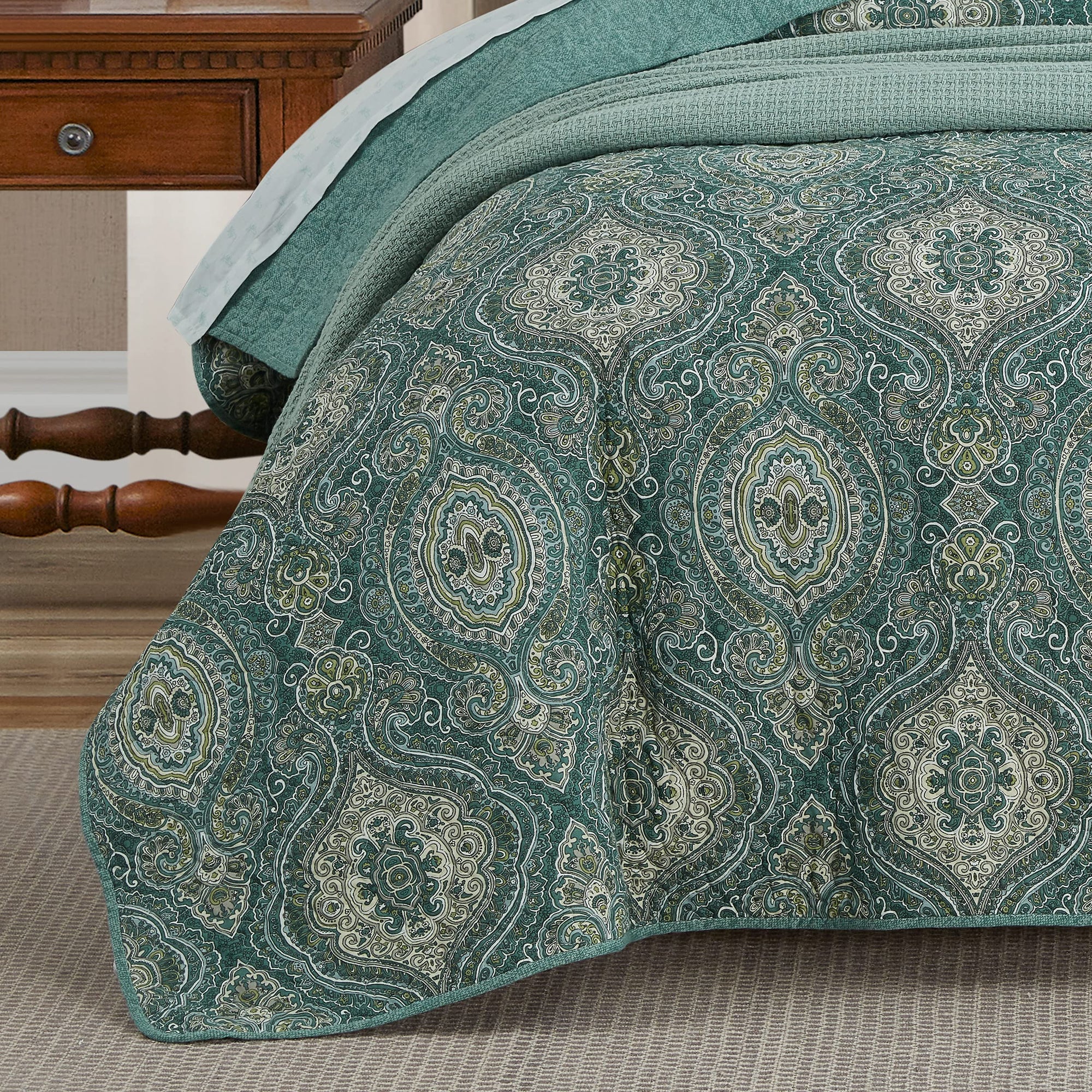 Coastal Reversible Cotton Bedding - From Where - 