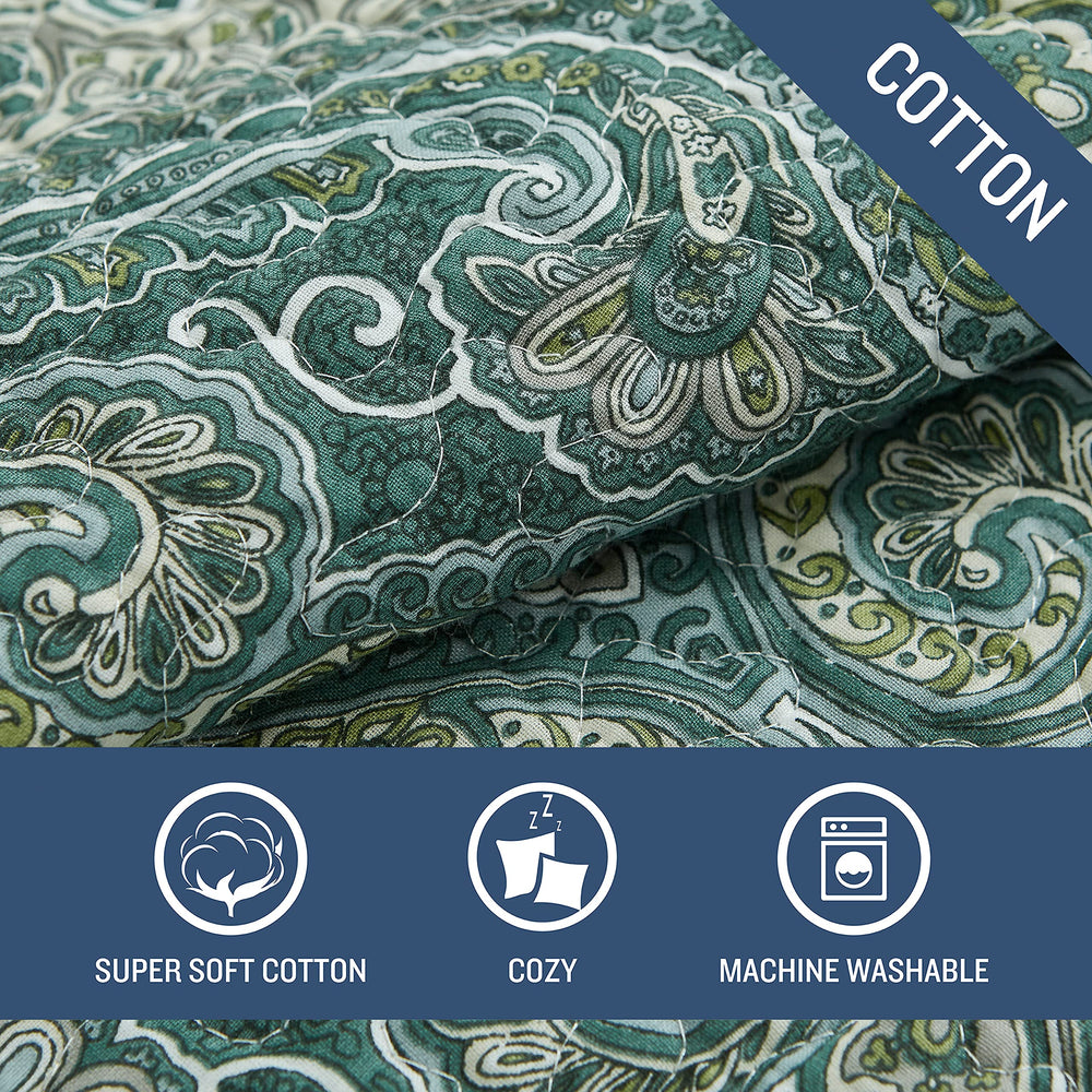 Coastal Reversible Cotton Bedding - From Where - 