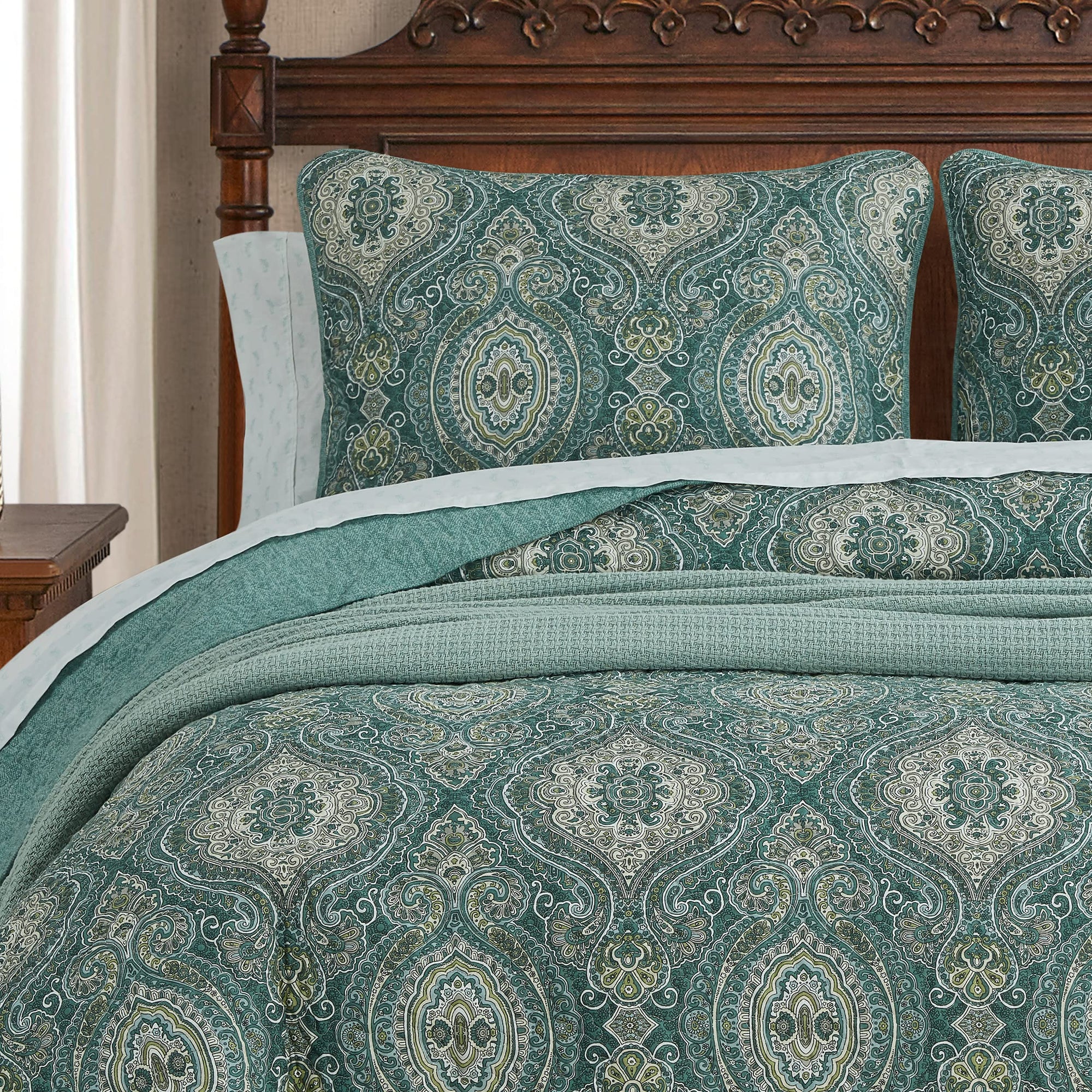 Coastal Reversible Cotton Bedding - From Where - 