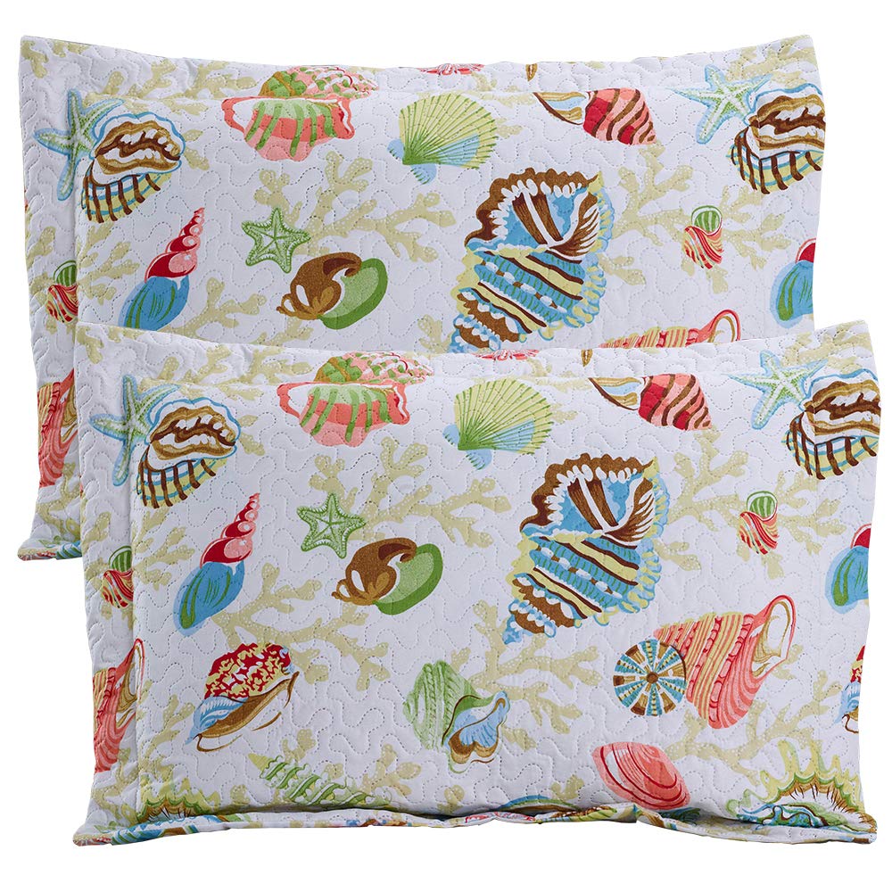 Coastal Starfish Queen Quilt Set - From Where Finds - 