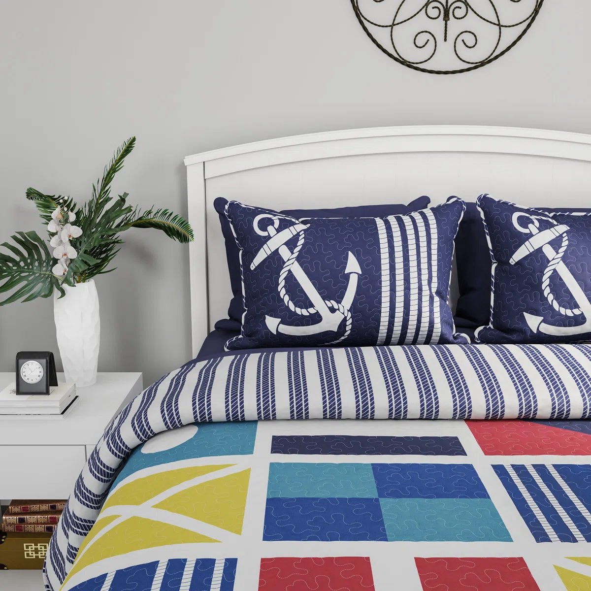 Coastal - Themed Quilt Set - From Where - 